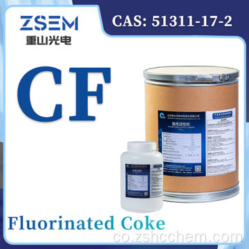 CAS: 51311-17-2 Materiale di Batteria di Rivestimentu Impermeabile à Coke Fluoratu